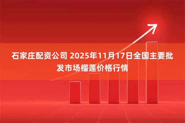石家庄配资公司 2025年11月17日全国主要批发市场榴莲价格行情